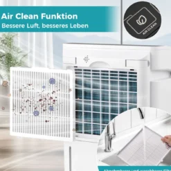 Luftentfeuchter 28,5L in 24h Raumgröße ca. 35m² mit 4 Modi & 3-farbiger Anzeige Weiß