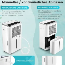 Luftentfeuchter Luftentfeuchter mit 6,5 L Wassertank fürbis zu 30 ㎡ 25 L / Tag
