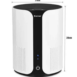 Luftreiniger Air Purifier Desktop-Luftfilter mit 3 Geschwindigkeiten 21 x 21 x 28 cm