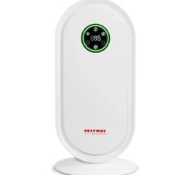 Luftreiniger HEPA-Filter Lufterfrischer Luftqualitätsmonitor Premium-Aktivkohlefilte Weiß 30 x 18 x 60 cm