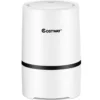 Luftreiniger 2-Stufen-Filterung Air Purifier Desktop-Luftfilter Weiß 13 x 13 x 19 cm