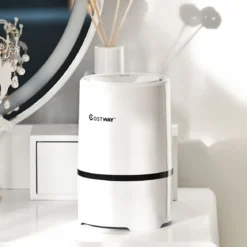 Luftreiniger 2-Stufen-Filterung Air Purifier Desktop-Luftfilter Weiß 13 x 13 x 19 cm