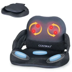 Massagekissen für Rücken mit Wärmefunktion Faltbare Shiatsu-Massagekissen Ergonomisches Stützkissen