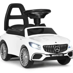 Mercedes Benz Rutschauto Schiebeauto für Kleinkinder Kinder Rutschauto 68 x 31,5 x 42,5 cm Weiß