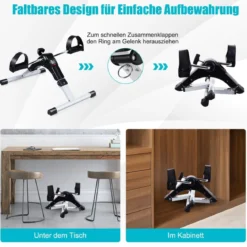 Mini Stepper mit Einstellbarer Magnetwiderstand Up-Down-Stepper mit LCD-Monitor