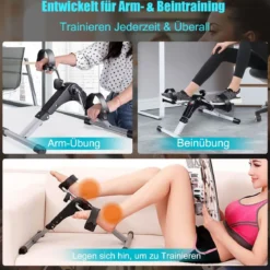 Mini Stepper mit Einstellbarer Magnetwiderstand Up-Down-Stepper mit LCD-Monitor