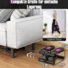Mini-Stepper mit Widerstandbändern Twist Stepper mit Verstellbarem Widerstand Schwarz