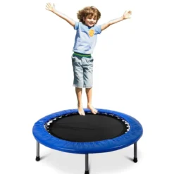 Mini Trampolin φ96cm faltbar Kindertrampolin Fitness Gartentrampolin