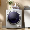 Mini Wäschetrockner Elektrischer Trockner Ablufttrockner 2,5KG / 42L / 850W Silber