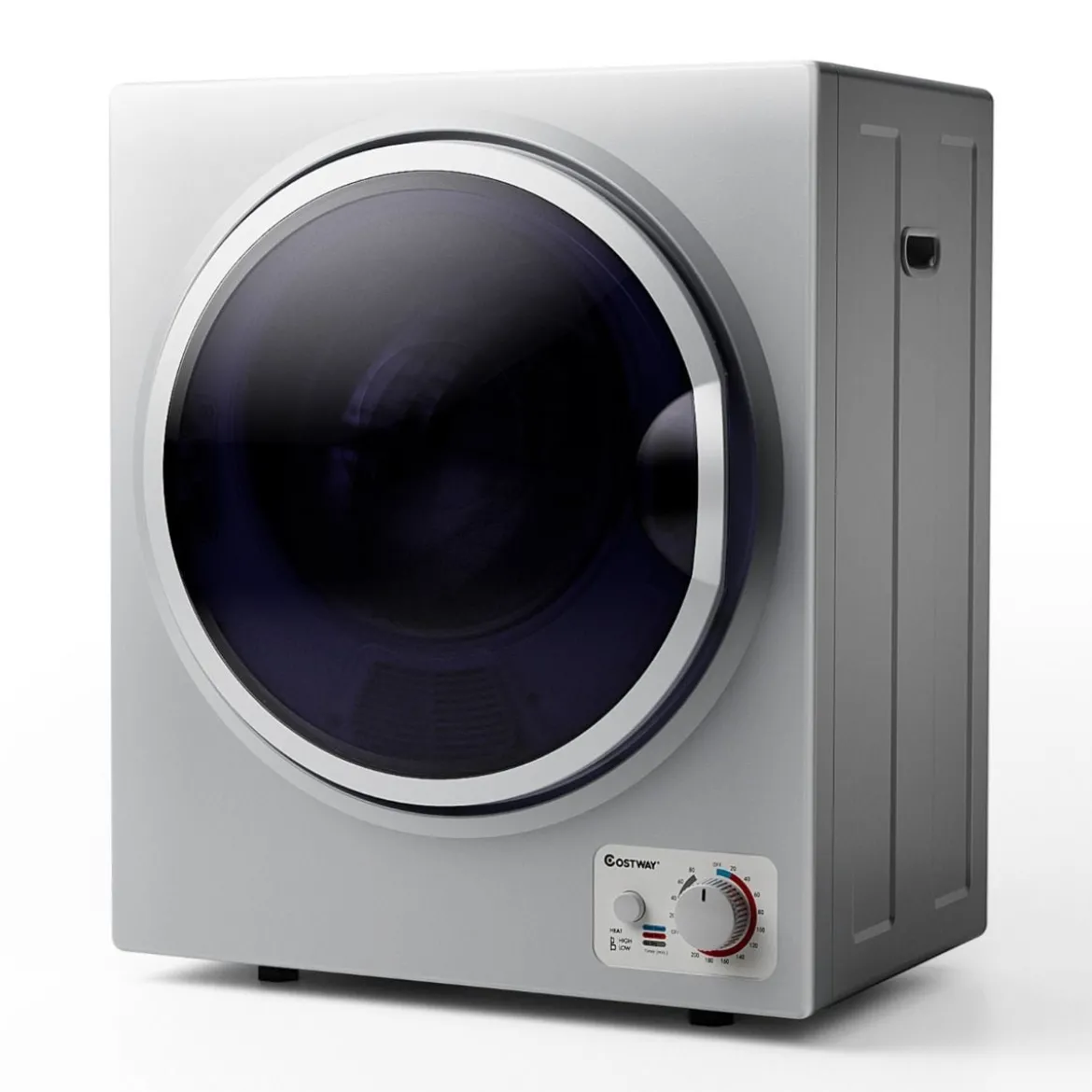 Mini Wäschetrockner Elektrischer Trockner Ablufttrockner 2,5KG / 42L / 850W Silber