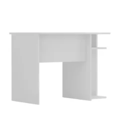 Moderner Computertisch Mehrzweck-Schreibtisch Arbeitstisch 95 x 60 x 75 cm Weiß