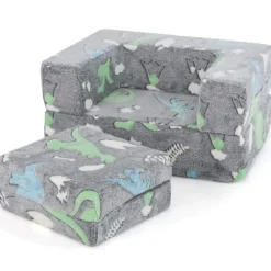 Modulares Kindersofa im Dunkeln leuchtendes Spielsofa Modulsofa 71 x 53 x 34,5 cm