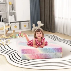 Modulares Kindersofa im Dunkeln leuchtendes Spielsofa Modulsofa 71 x 53 x 34,5 cm