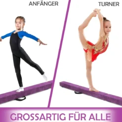 2,1M Schwebebalken Gymnastik Training Zusammenfaltbar Strapazierfähig Fitness