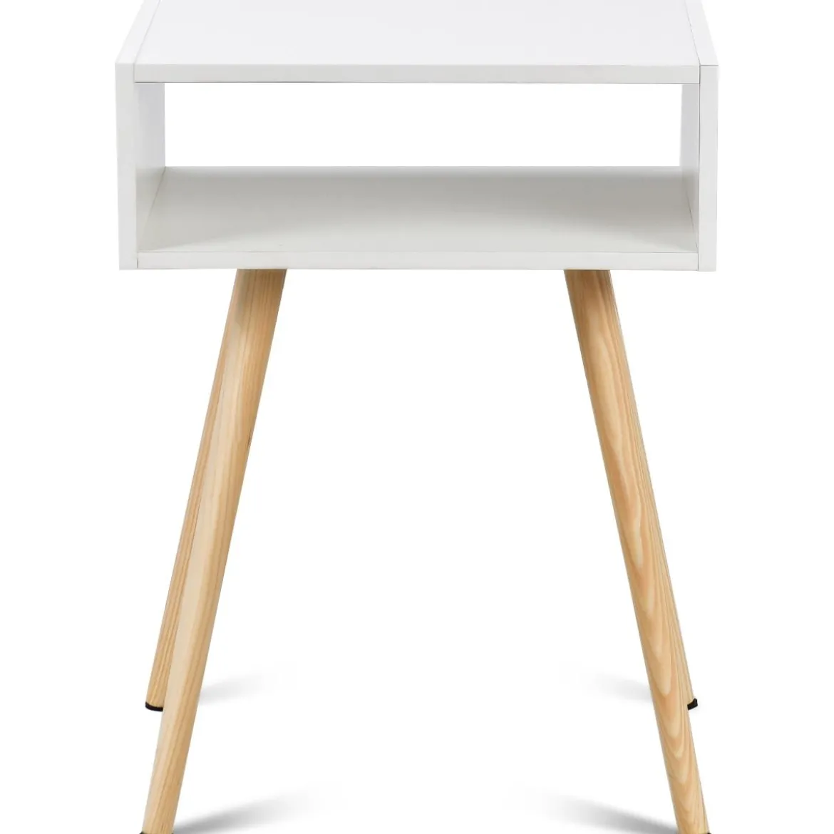 Nachttisch Weiß Design Ablagetisch Couchtisch 40 x 30 x 54 cm