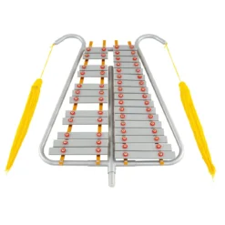 29-Noten Glockenspiel Percussion Kit Aluminium Marsch-Xylophon mit Verstellbarem Griff