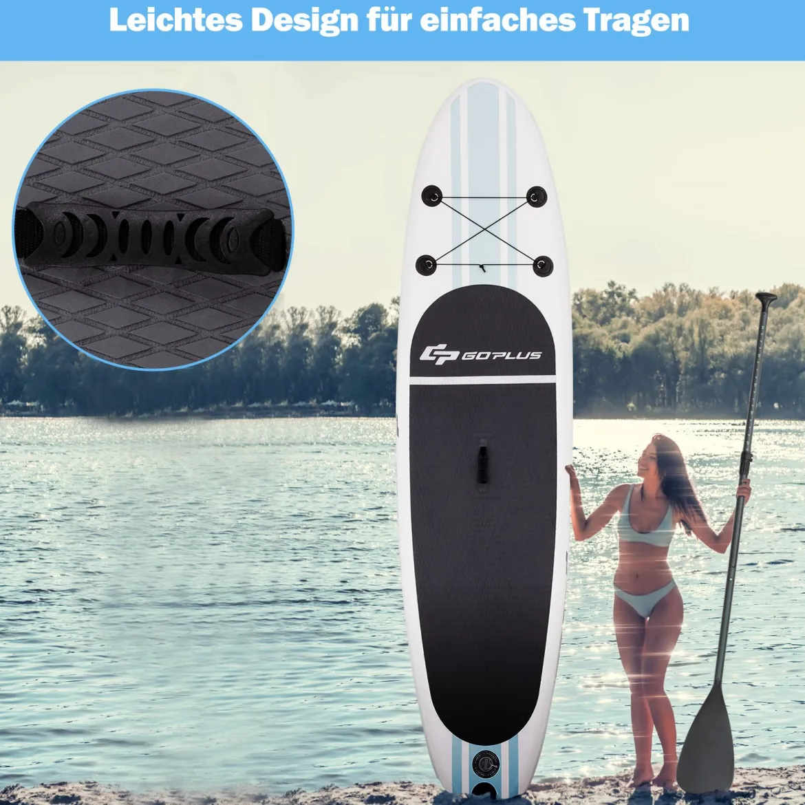 Paddleboard Surfboard Sup-Board Paddelbrett Stand Up Board Set 305 x 76 x 15 cm