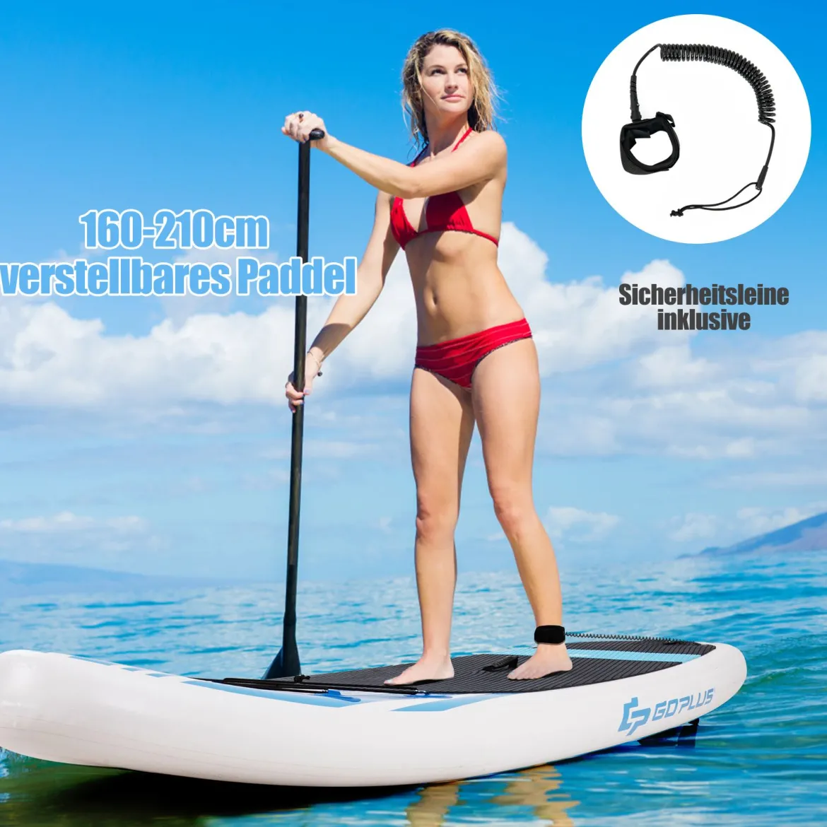 Paddleboard Surfboard Sup-Board Paddelbrett Stand Up Board Set 305 x 76 x 15 cm