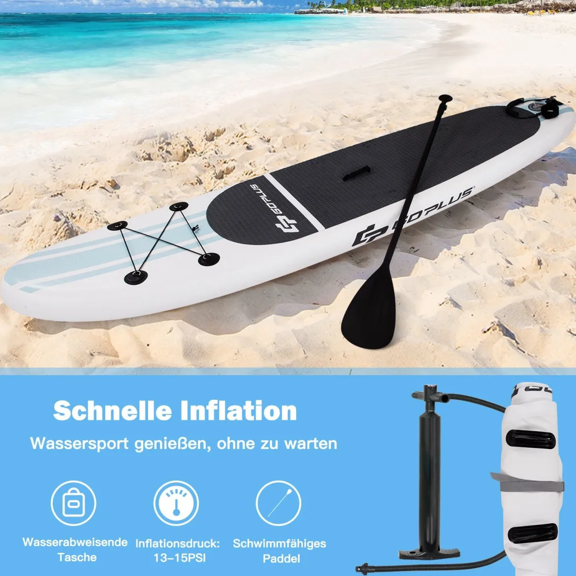 Paddleboard Surfboard Sup-Board Paddelbrett Stand Up Board Set 305 x 76 x 15 cm