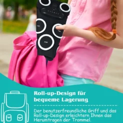 9 Pads E-Drum mit LEDs & Bluetooth inkl. Pedale und Drumsticksfür Kinder und Anfänger