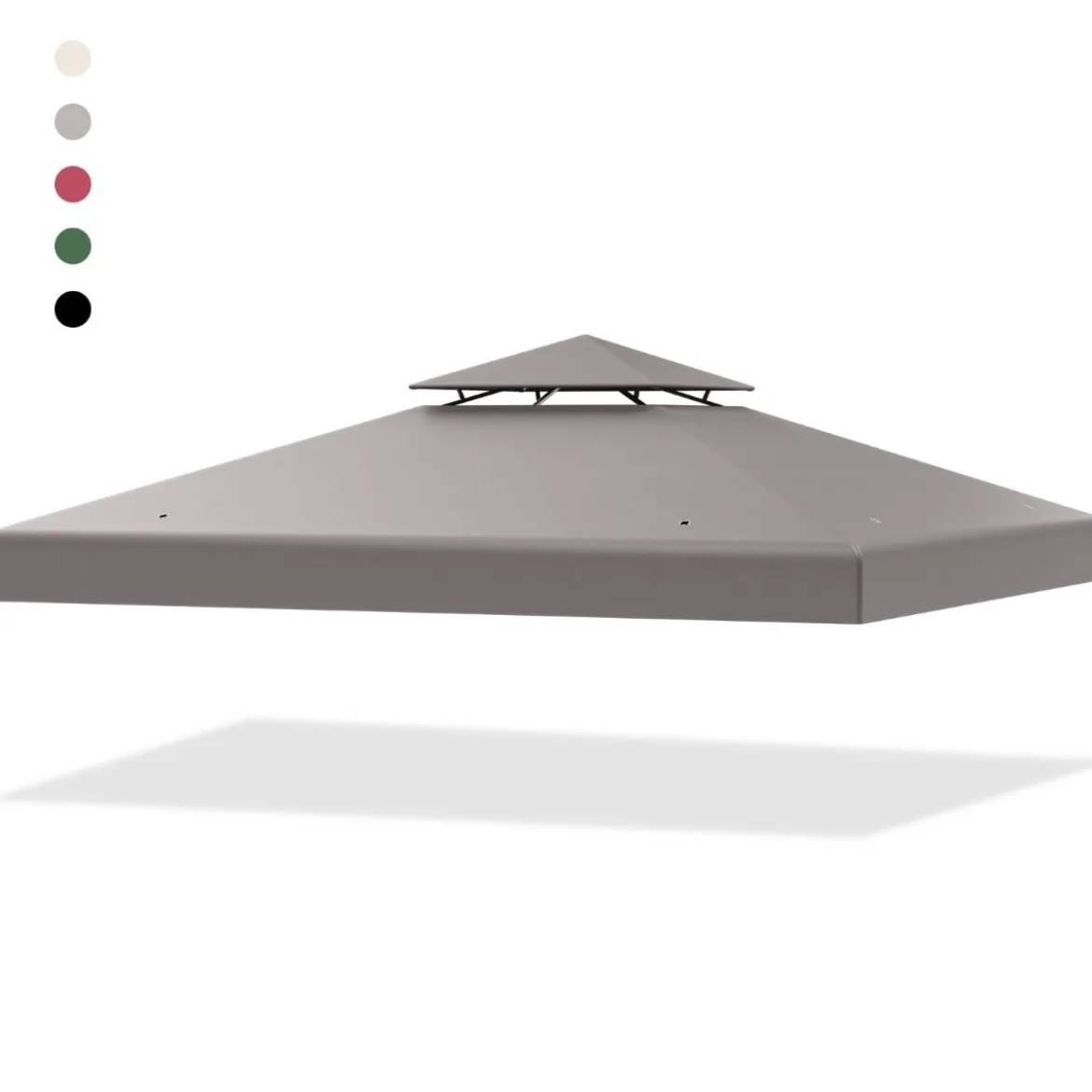 Pavillondach Ersatzdach Pavillonplane Dachabzug Kaminabzug für Pavillon 3 x 3 M