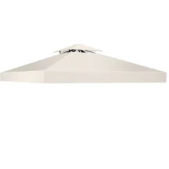 Pavillondach Ersatzdach Pavillonplane Dachabzug Kaminabzug für Pavillon 3 x 3 M