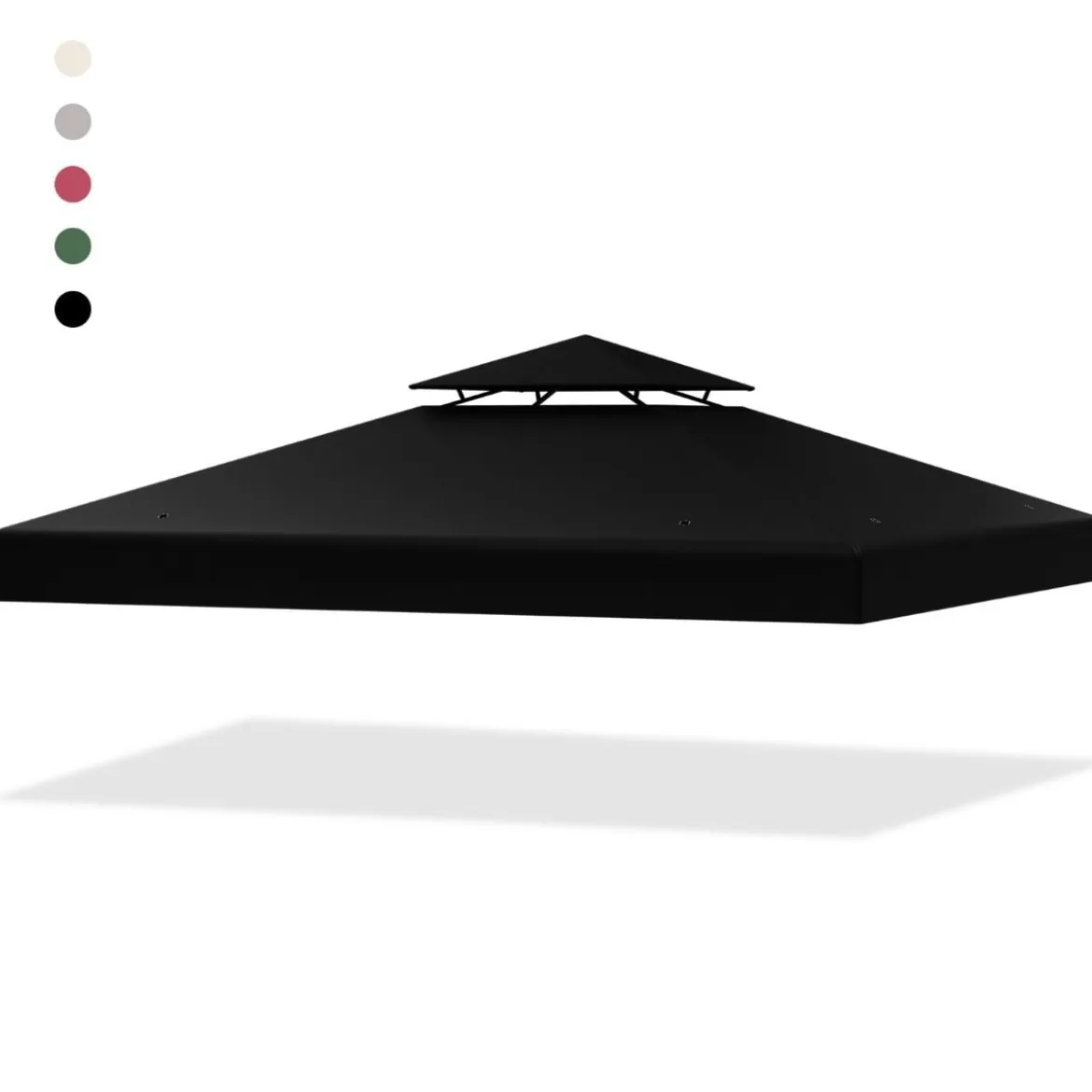 Pavillondach Ersatzdach Pavillonplane Dachabzug Kaminabzug für Pavillon 3 x 3 M