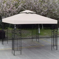Pavillondach Ersatzdach Pavillonplane Dachabzug Kaminabzug für Pavillon 3 x 3 M