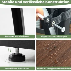Pflanzenständer mit Wachstumslichtern 8-stöckiges Pflanzenregal Blumentreppe