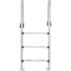 Poolleiter 3-stufig Sicherheitsleiter Schwimmbad 132 x 50 x 26 cm Edelstahl