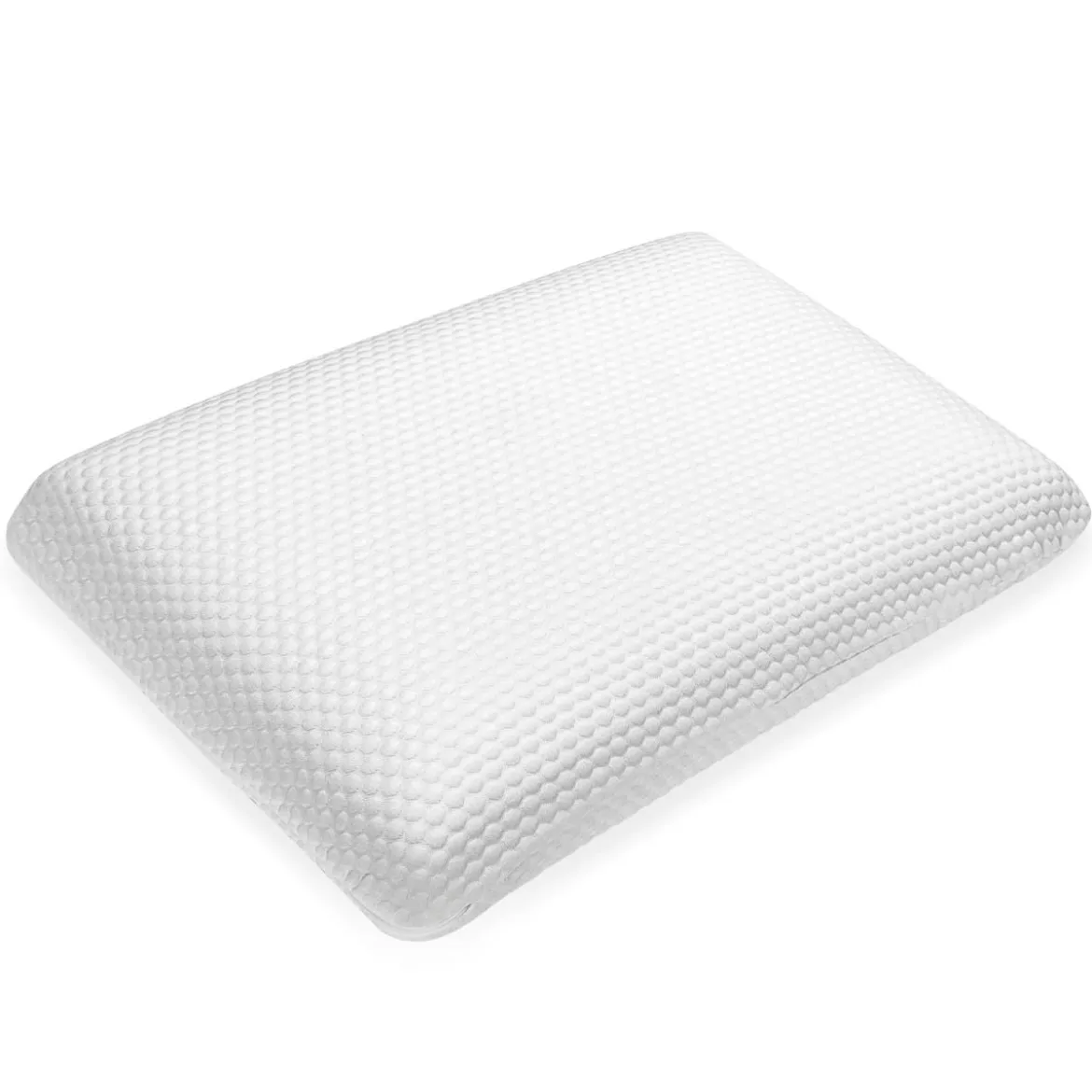 Rückstellschaum-Kissen belüftetes bequemes ergonomisches Kissen 60 x 40 x 13 cm Weiß