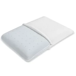 Rückstellschaum-Kissen belüftetes bequemes ergonomisches Kissen 60 x 40 x 13 cm Weiß