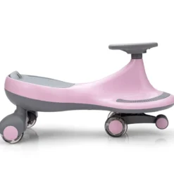 Rutschauto mit leichtgängigen Rädern Rutschrad mit 360°verstellbarem Lenker Laufrad bis 50kg belastbar Rosa