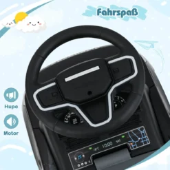 Rutschauto mit Stauraum Rutschfahrzeug Rutscher Kinderauto Schiebauto Spielzeugauto Schwarz
