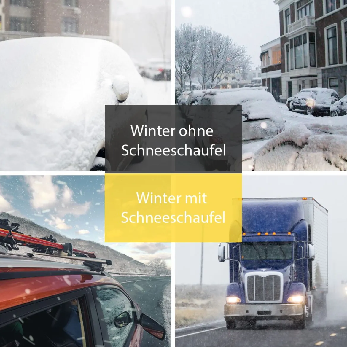 Safstar Aluminium-Schneedachrechen 6,4 m Langer Dachrechen mit 39 cm übergroßer Klinge