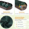 Sandbox Sandkasten mit Wasserdichter Abdeckung 183 x 105 x 21 cm Braun