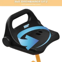 Sandkastenbagger Aufsitzkran für Kinder mit um 360° Drehbarem Sitz