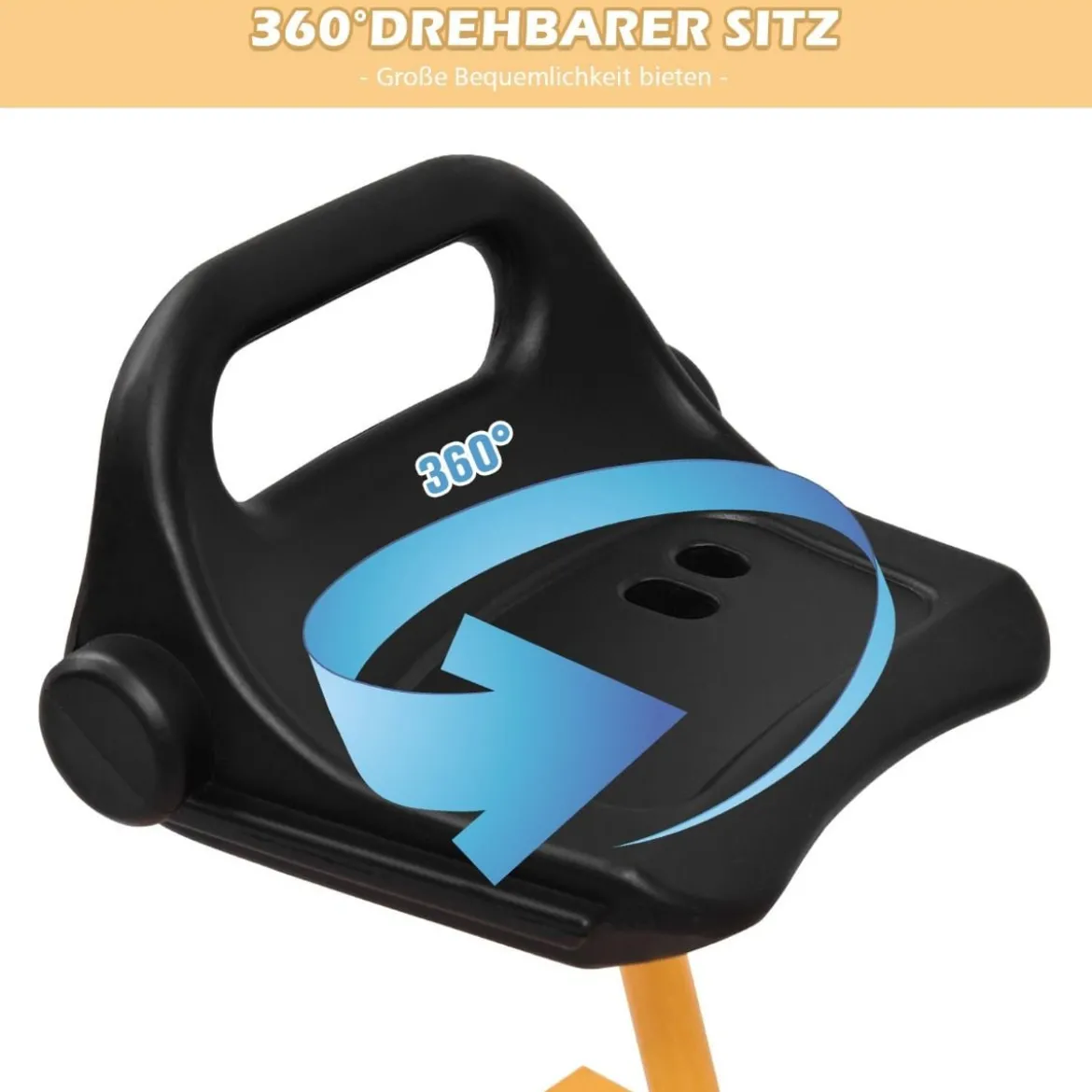 Sandkastenbagger Aufsitzkran für Kinder mit um 360° Drehbarem Sitz