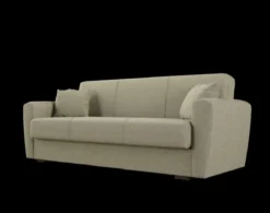 Schlafsofa Sofa-Bett Modernes Sofa Schlafsofa mit verstecktem Stauraum 233 x 84 x 80 cm Khaki