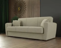 Schlafsofa Sofa-Bett Modernes Sofa Schlafsofa mit verstecktem Stauraum 233 x 84 x 80 cm Khaki
