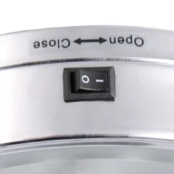 Schminkspiegel360° Schwenkbar Kosmetikspiegel mit 5 Fach Vergrößerungsspiegel mit LED Beleuchtung