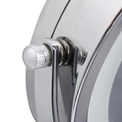 Schminkspiegel360° Schwenkbar Kosmetikspiegel mit 5 Fach Vergrößerungsspiegel mit LED Beleuchtung