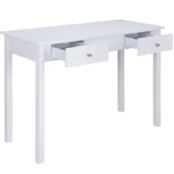 Schminktisch Frisiertisch Frisierkommode Kosmetiktisch mit Klappspiegel und Schubladen 112 x 48 x 82 cm