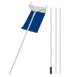 Schneeräumer für Dach Dachschneeräumer mit Teleskopstiel und rutschfestem Griff 624 x 44 x 23 cm