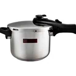 Schnellkochtopf 6 L Pressure Cooker Dampfkochtopf mit Sicherheitsventil Edelstahl 42,5 x 24,8 x 23 cm