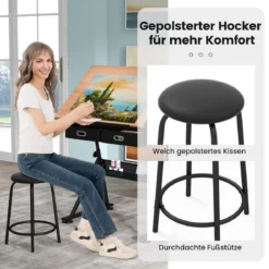 Schreibtisch Zeichentisch Architektentisch Maltisch neigbar + Schubladen/Hocker