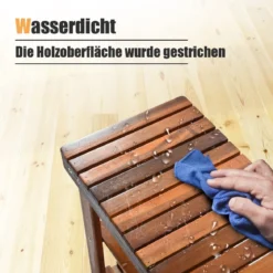 Schuhregal mit Sitzbank & 2 Ablagen Schuhschrank aus Holz Schuhständer 70 x 28 x 45 cm
