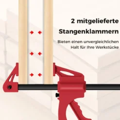 Schweißtisch mit 450 kg Tragkraft & Einstellbarer Höhe Tragbarer & Klappbarer Arbeitstisch