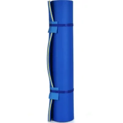 Schwimmender Teppich Schwimmmatte Wasserliege 270 x 180 x 3,5 cm Gelb/Blau