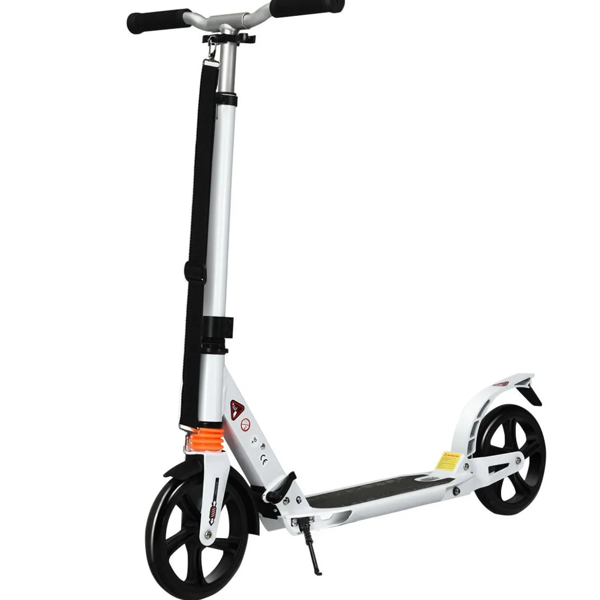 Scooter Roller klappbar Tretroller ABEC7-Lager 3 Höhen verstellbar City Scooter aus Aluminium Sport Kickscooter Kickroller Weiß